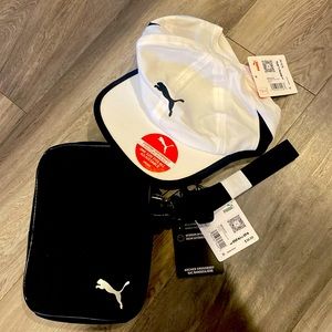 Cross body and matching hat